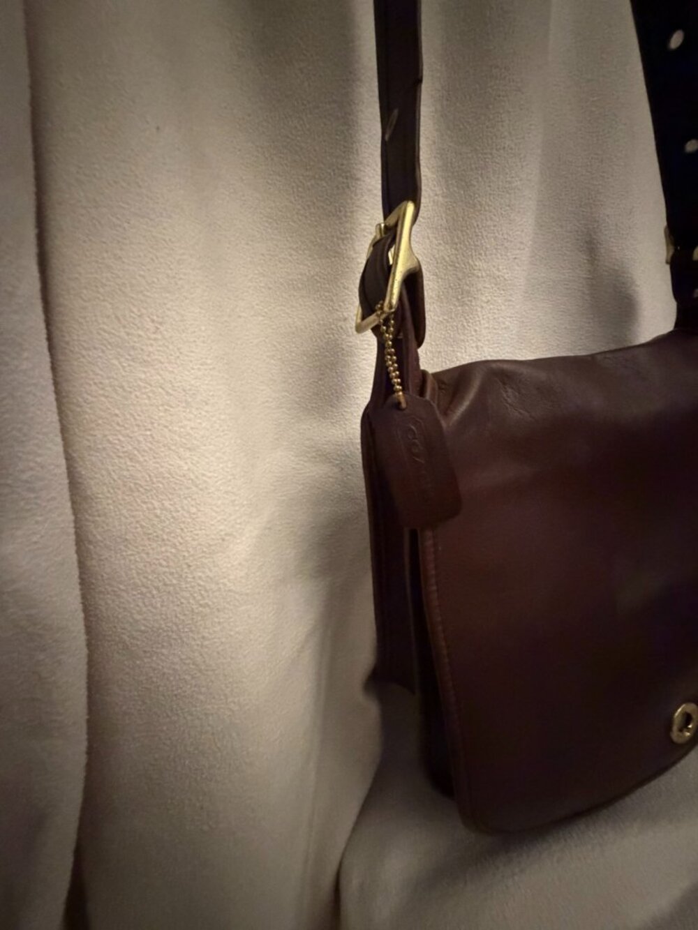 Coach (Vintage) Stewardess Bag Mahogany - Picture 8 of 10